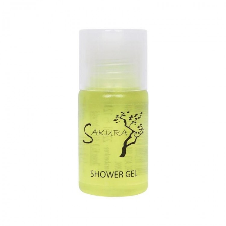 Sakura sprchový gel lahvička 22ml - Kosmetika Hotelová kosmetika Sakura